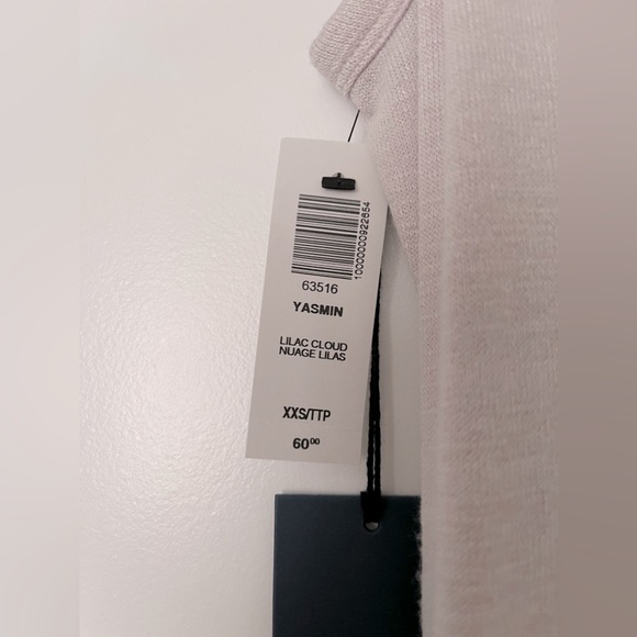 NWT✨ Aritzia Wilfred Yasmin Cut-Out Dress Lilac Cloud - Picture 7 of 7